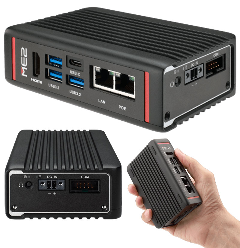 Mitac ME2-10TWT-N150-8GB (Intel N150, 8GB RAM, 2x LAN, 4x USB, TPM) <b>[FANLESS]</b>